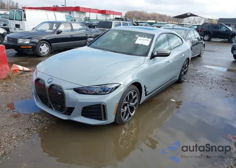 2024 BMW I4 Gran Coupe M50 z USA, uszkodzony, nr VIN WBY33AW08RFT02632